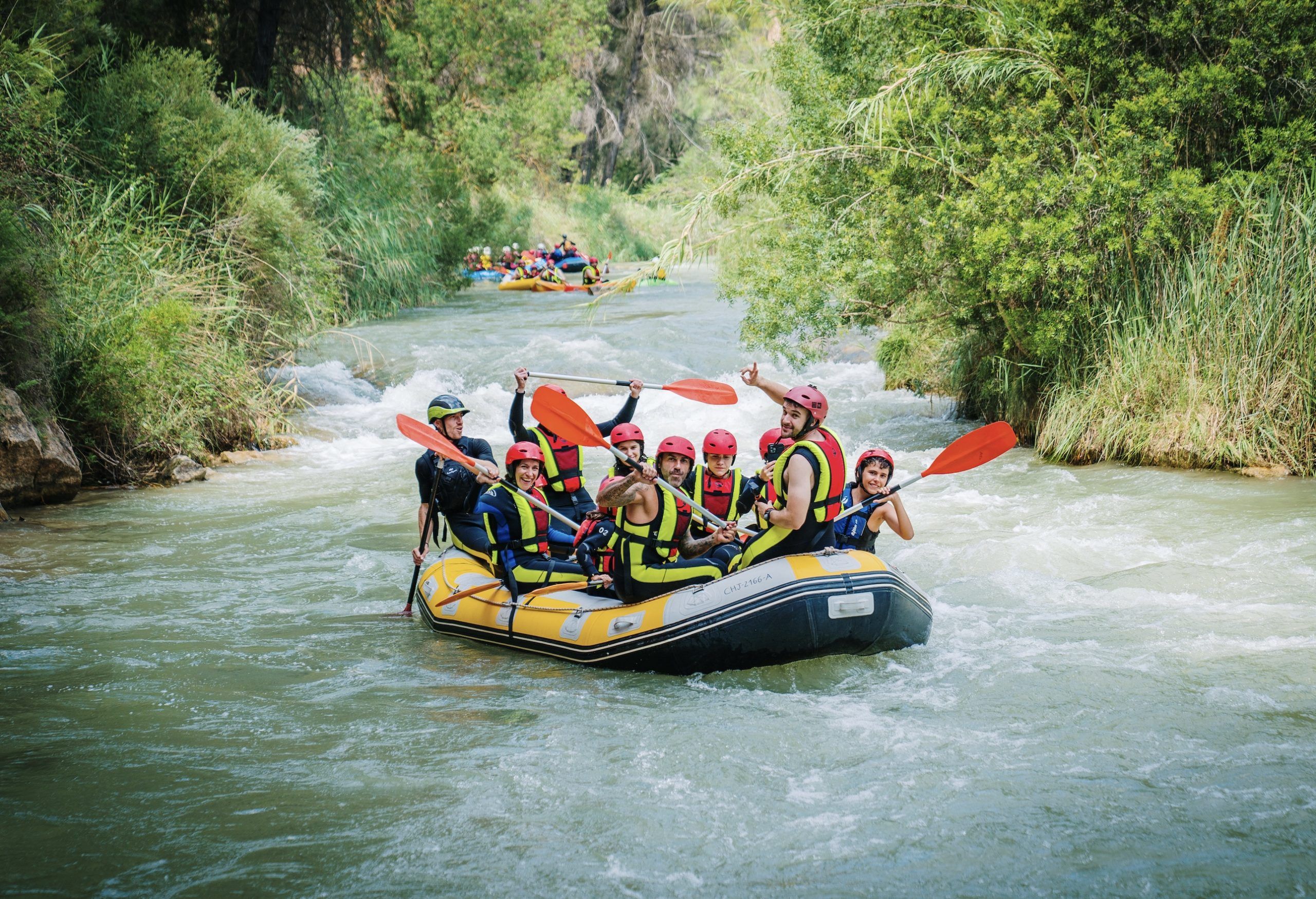rafting valencia en rio cabriel