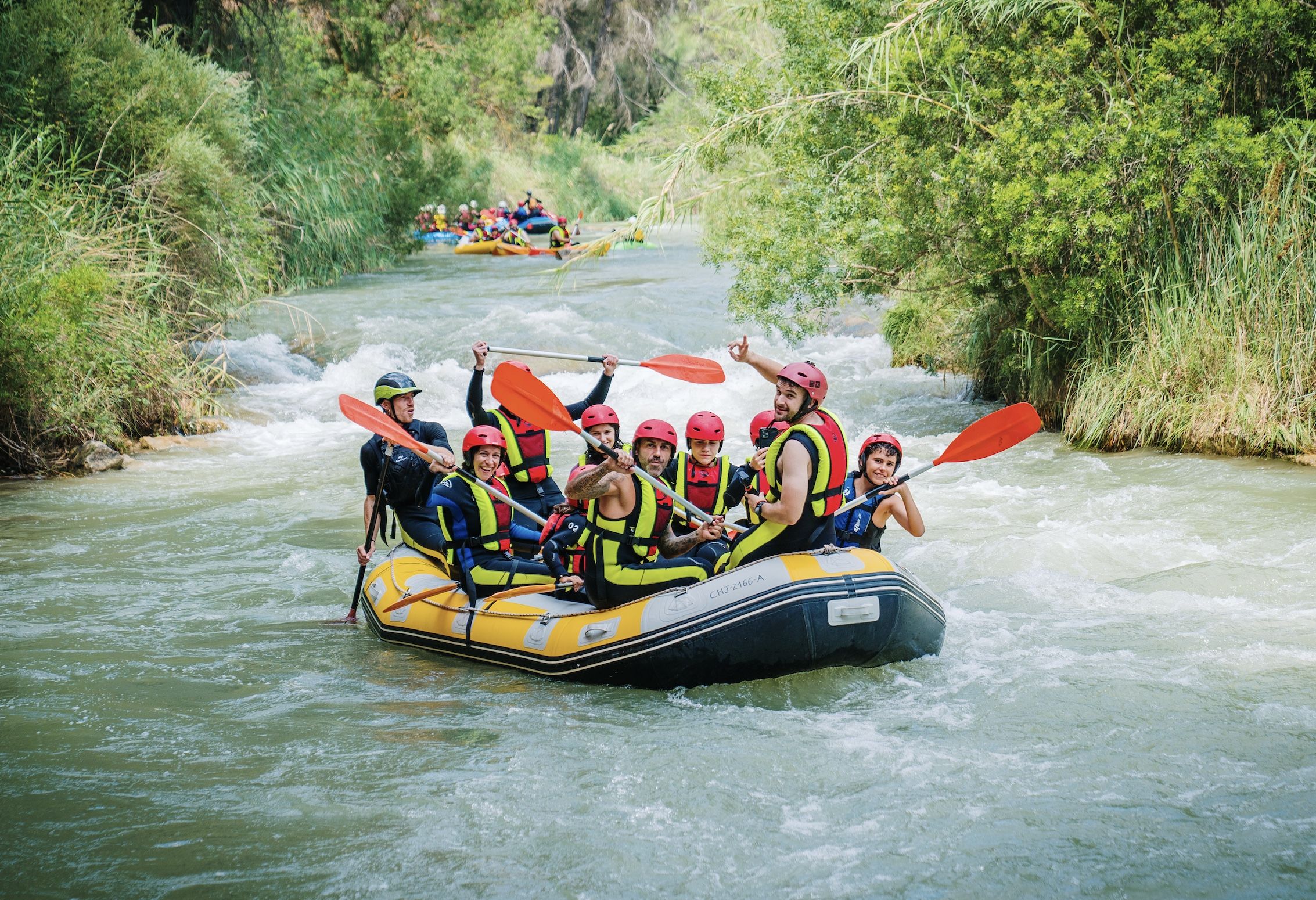 Precio del rafting en Valencia con Avensport en el Río Cabriel — 40 euros por persona